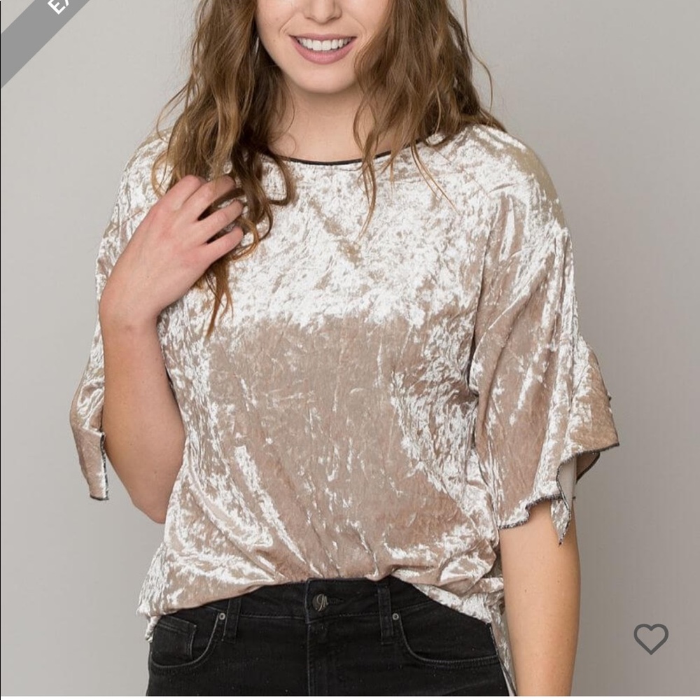 Velvet blouse